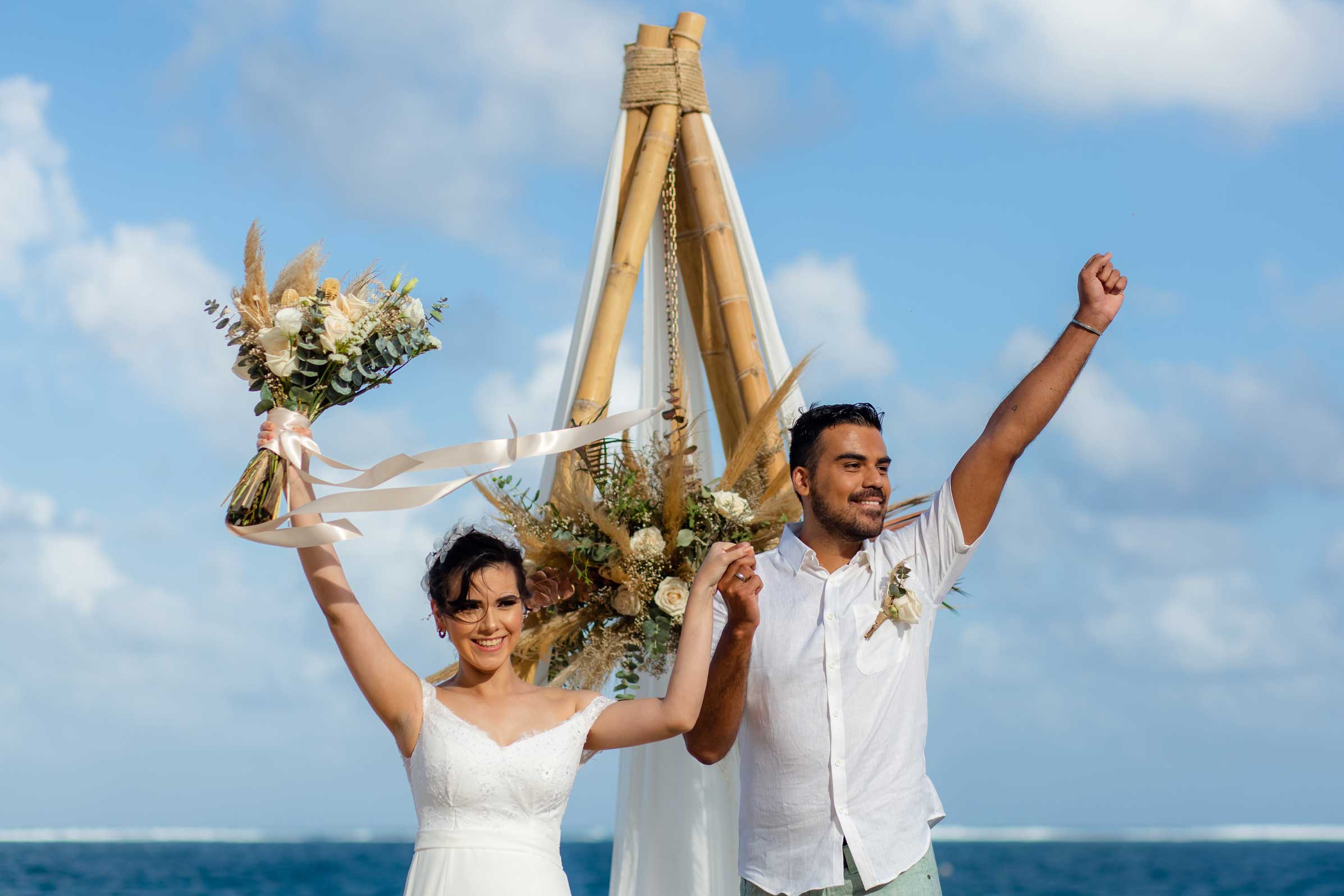 ceremony on the beach